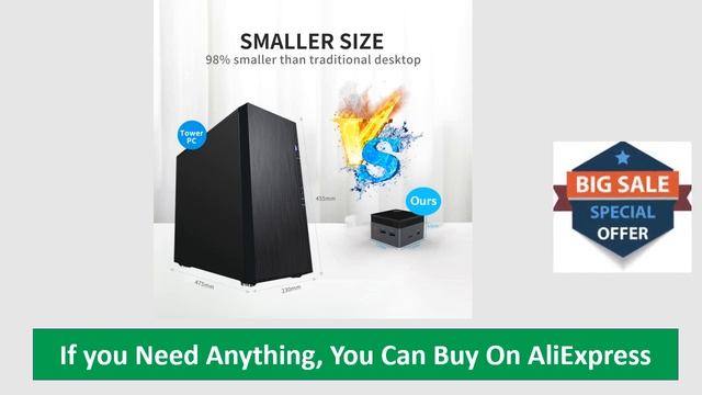 Top 5 Best MOREFINE Mini PCs | MOREFINE M6S Gaming Computer Mini PC смотреть онлайн