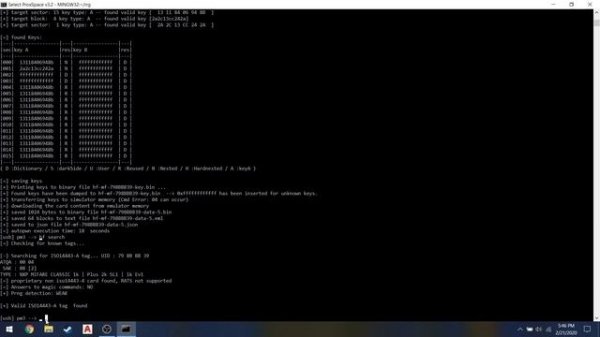 [14] Cracking Mifare Classic 1K Cards!