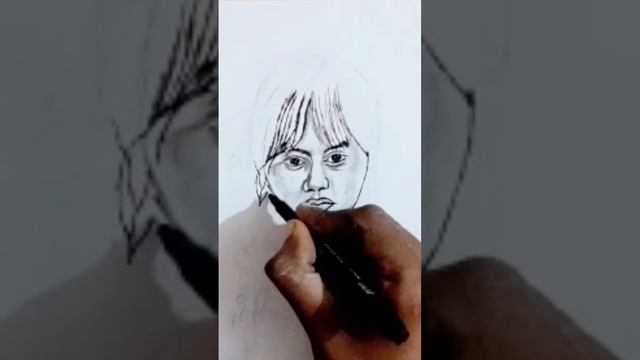 The Addams Family Sketch: Wednesday Addams Time-Lapse" смотреть онлайн