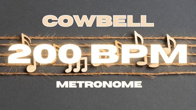 200 BPM - Cowbell Metronome