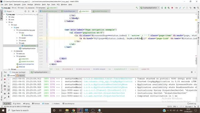 PART 5 - Spring boot crud with thymeleaf - Search form and layout page ? смотреть онлайн