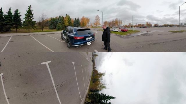 Обзор Нового Touareg в формате 360° (вращайте экран с помощью курсора) смотреть онлайн