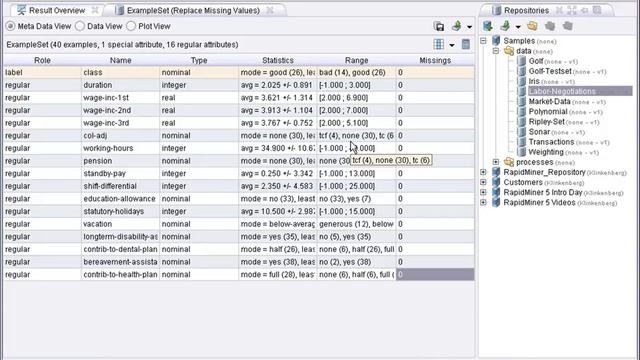 Missing Values using RapidMiner смотреть онлайн
