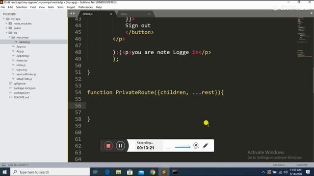 Authentication in router using react js | Miz Developers смотреть онлайн