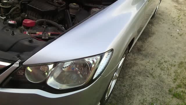 Замена передних габаритных огней Honda Civic 4D