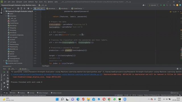 Password strength analyser and steganography смотреть онлайн