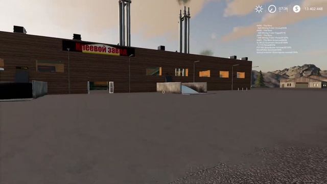 Отрадная долина / Farming simulator 19 # 16 ЗАВОД ГИПСОКАРТОНА! КАРТА МОСТОВ! смотреть онлайн