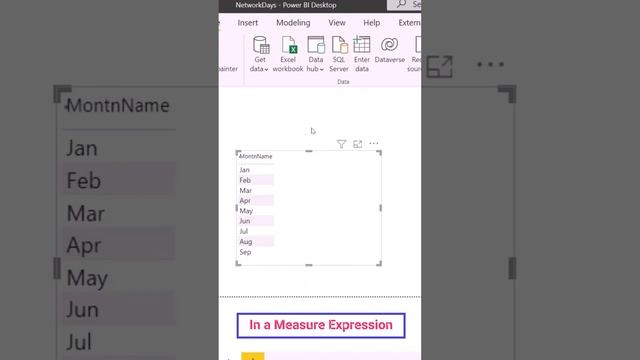NETWORKDAYS() DAX FUNCTION IN CALCULATED COLUMN AND MEASURES смотреть онлайн