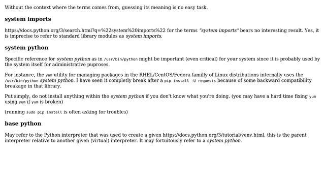 Software Engineering: "Base Python" vs "System Python" (3 Solutions!!) смотреть онлайн