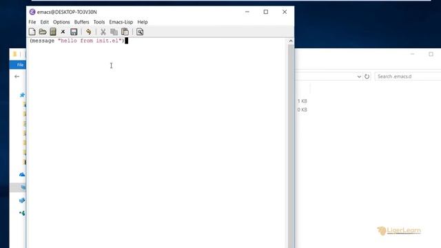 The Emacs initialisation file and customising its location on Windows 10 смотреть онлайн