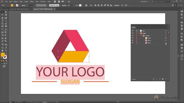 Creating and using Sublayers in Adobe Illustrator - Online tutorial Chapter 4 Video 5 смотреть онлайн