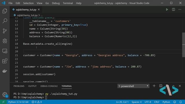 SQLAlchemy στα ελληνικά 2 (Inserts) смотреть онлайн