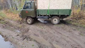 УАЗ с Лебедкой. 31 сафари. бездорожье. Едем на рыбалку. УАЗ смог победить прошлогодний маршрут.