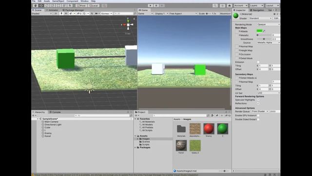 Моя первая игра на unity. Unity уроки. Программирование для детей. Урок 3 смотреть онлайн