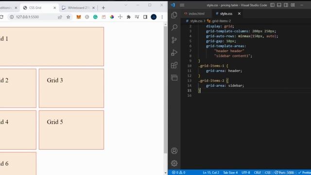 CSS grid template areas Explanation in 10 minutes смотреть онлайн