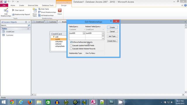 How to create a one to one relationship in MS Access 2007/2010/2013 смотреть онлайн