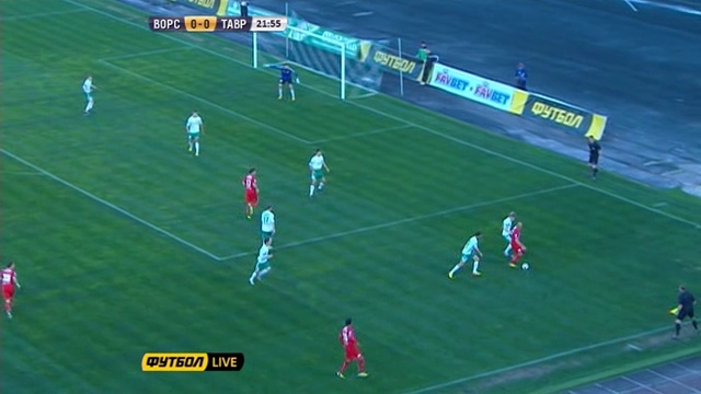[RU-SOCCER.COM] Ворскла-Таврия 1 тайм 26.04.13