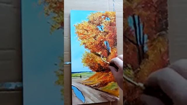 Рисуем осень. Часть 6 смотреть онлайн