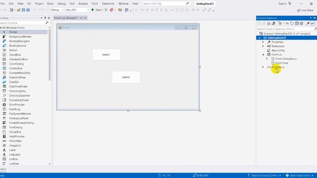 4-How to Install and using Visual C# | Practice смотреть онлайн