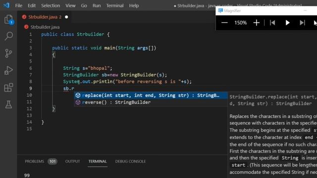Reverse String Using Stringbuilder In Java смотреть онлайн