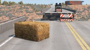 Тачки против рампового грузовика #2 – BeamNG.Drive