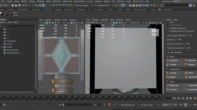Моя первая 3D модель в Maya смотреть онлайн