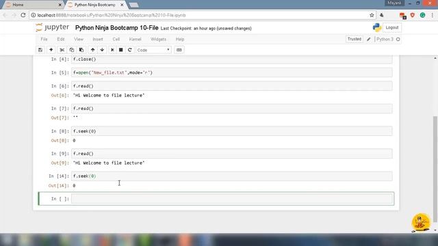 Python Ninja Bootcamp 10-File смотреть онлайн