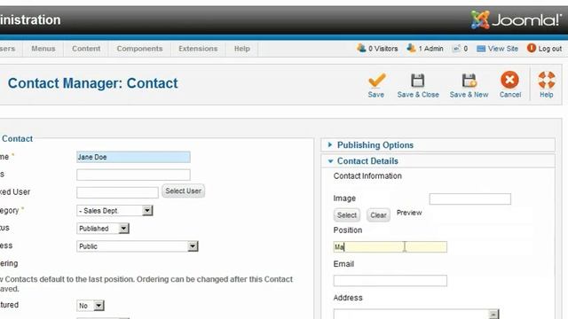 How to manage contacts in Joomla 2.5 смотреть онлайн
