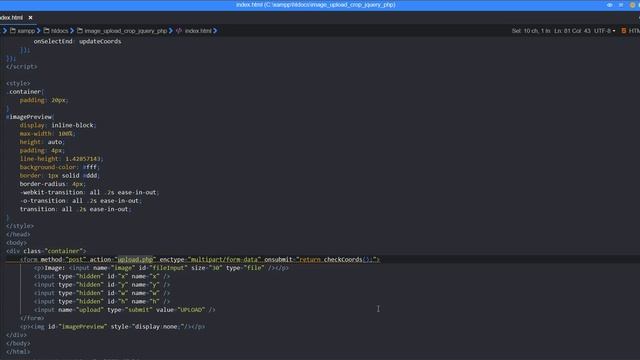 Live Image Upload, Crop, and Resize using jQuery and PHP смотреть онлайн