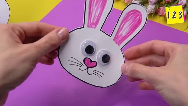 4 DIY paper RABBIT - Easter Craft Ideas | Paper Crafts смотреть онлайн