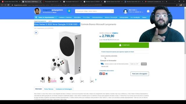 Promoções Hardware 03/04: XBOX SERIES S POR R$ 2.599 NO CARTÃO + MONITOR ACER 165HZ IPS POR R$ 1.23 смотреть онлайн