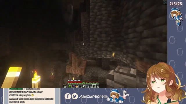 【Minecraft】Building Path Way in Dripstone Cave (World Server)【NIJISANJI ID | Amicia Michella】 смотреть онлайн