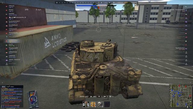 War Thunder Cool Replay 02: Tiger H1 Survivor Medal Gameplay смотреть онлайн