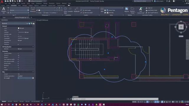 Introducing AutoCAD 2021: Rev Cloud Feature смотреть онлайн