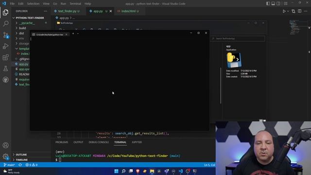 Python Text Finder App - Part 3 - Make App .EXE смотреть онлайн