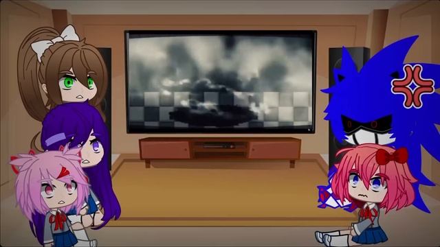 DDLC reacts to Metallix vs Sonic.EXE | Read Desc | DokiDokLiteratureClub смотреть онлайн