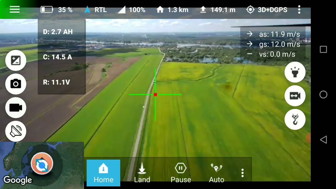 Тест максимальной дистанции полёта Skydroid Mx450