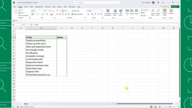 How to Insert Checkboxes in Excel (in less than 2 minutes) смотреть онлайн