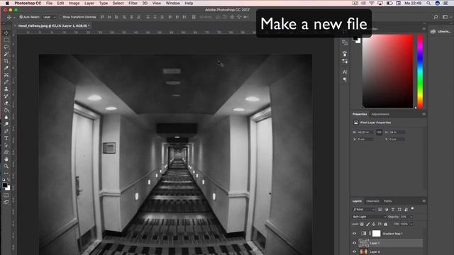 Photoshop: Security Camera Effect смотреть онлайн