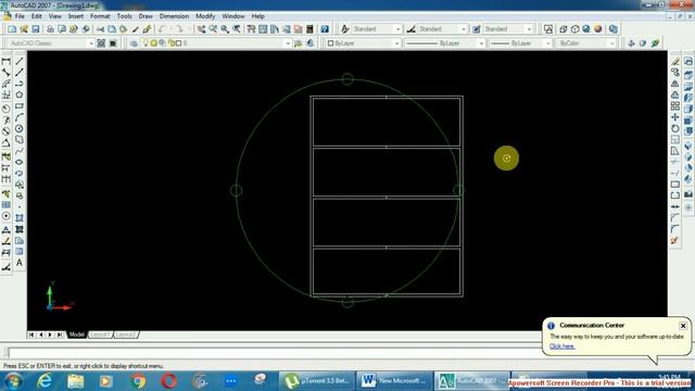 Making Book Shelves in AutoCAD 2007 смотреть онлайн