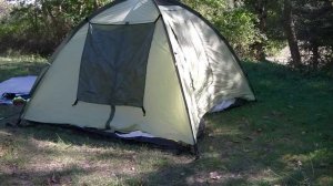 Как установить туристическую палатку