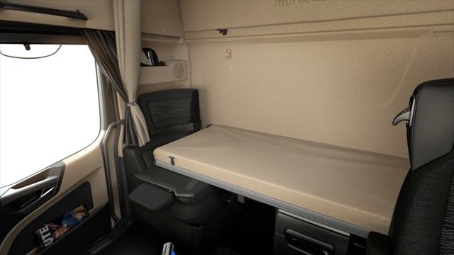 New Actros. Cabina interior смотреть онлайн