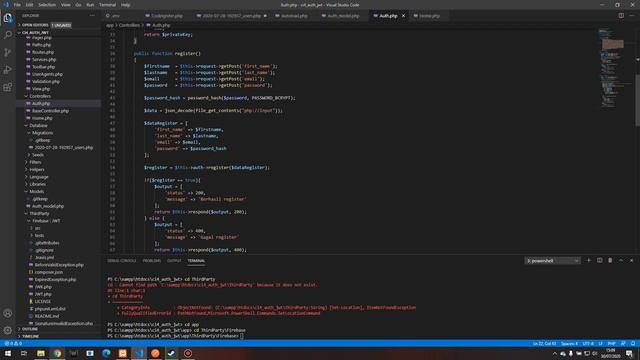 JSON Web Token JWT menggunakan Code Igniter 4 смотреть онлайн