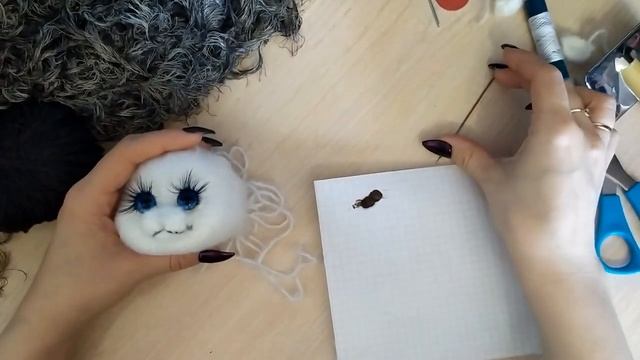 Мастер Класс по вязанию Ежа Оформление головы. смотреть онлайн