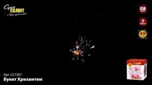Батарея салютов Букет хризантем (49/0,8) СС7267