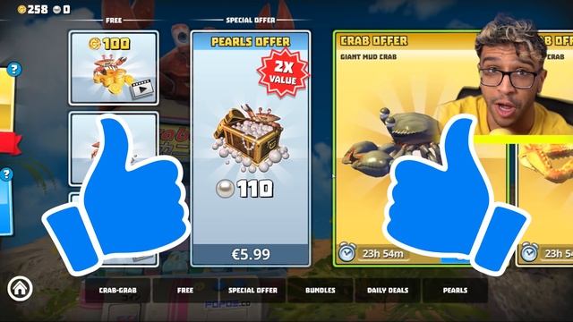 GROWING in THE STRONGEST CRAB in King of Crabs смотреть онлайн