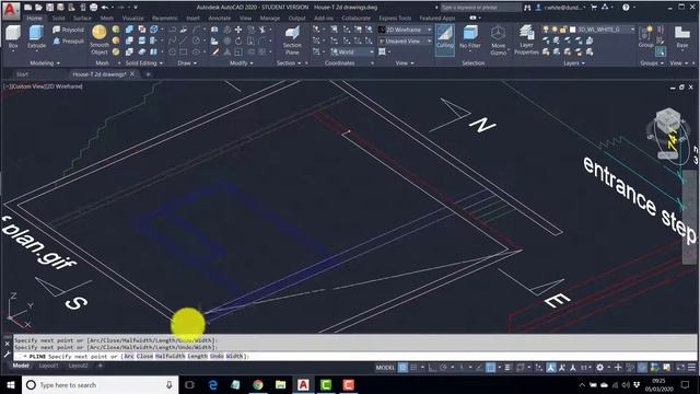 AutoCAD 2020 - 3D Modelling - House-T - Part 2 - Solid Walls смотреть онлайн