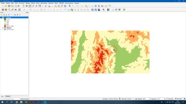 QGIS 3 - № 45. Создание красивого рельефа. смотреть онлайн