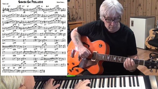 Samba Em Preludio - Latin guitar & piano cover ( Baden Powell ) смотреть онлайн