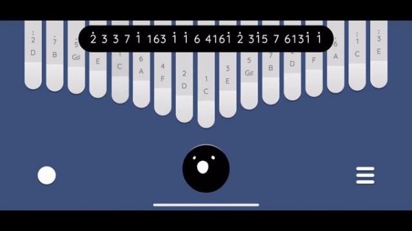 Sweet Dreams kalimba tabs